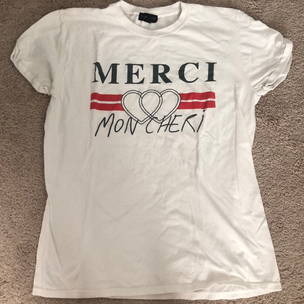 Topshop Merci Graphic T-shirt